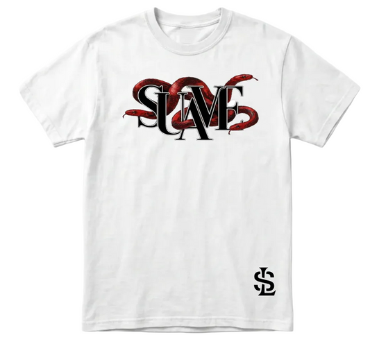 Suave Red Mamba Reverse Heavyweight Graphic T